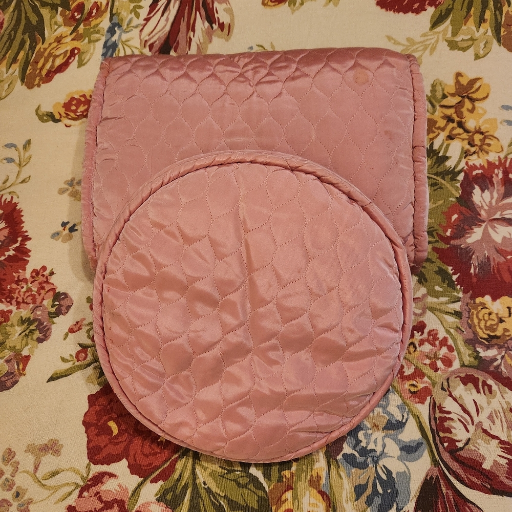 Vintage Boudoir Quilted Pillows, Set Of Two